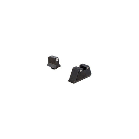 Trijicon Suppressor Height Night Sights for Glock 20/21 - White/Green Front, Black Rear