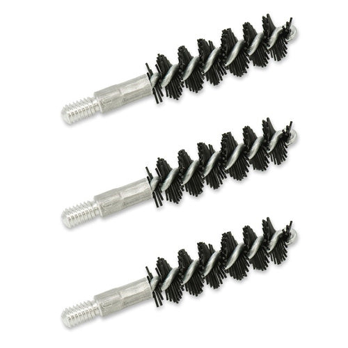 Bore Tech 3-Pack Nylon Pistol Bore Brush .357 / .38 Cal / 9mm 8/32 Male Thread