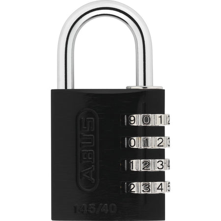 ABUS 145/40C AlumCombo Black 4-Dial Combination Padlock