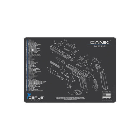 Canik Mete Schematic Handgun ProMat Charcoal Gray 12x17