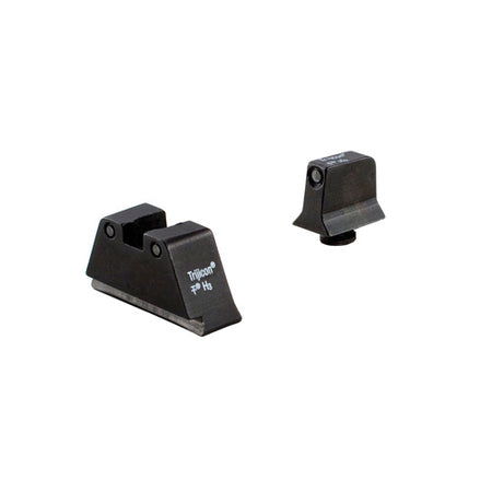 Trijicon Suppressor Height Night Sights for Glock 17/17L - Black/Green Front, Black/Yellow Rear