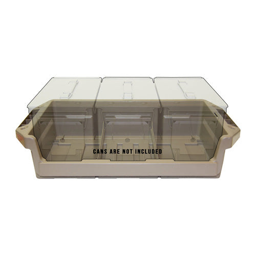 MTM Ammo Can Tray for Metal 50 Cal Military Cans, Dark Earth