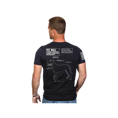 Kennel to Couch Pit Bull Men's T-Shirt Black 3XL