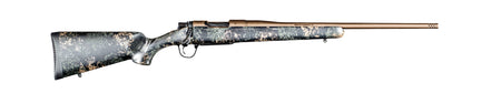 Christensen Arms 8010107900 Mesa FFT 7mm Rem Mag 3+1 22" Threaded Barrel, Burnt Bronze Cerakote, Green with Black/Tan Webbing Stock