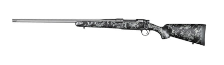 Christensen Arms 8010112100 Mesa FFT 300 PRC 3+1 22" Threaded Barrel, Tungsten Gray Cerakote, Black with Gray Webbing Stock, Left Hand