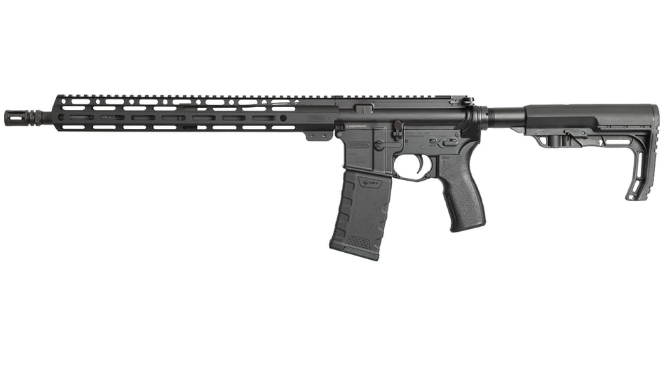 Bersa BAR15RMFT BAR15 5.56x45mm NATO 30+1 16" Barrel, A2 Flash Hider, Hard Coat Anodized Receiver, MFT 6 Position Minimalist Stock, 15" M-LOK Handguard, Manual Safety, Optics Ready