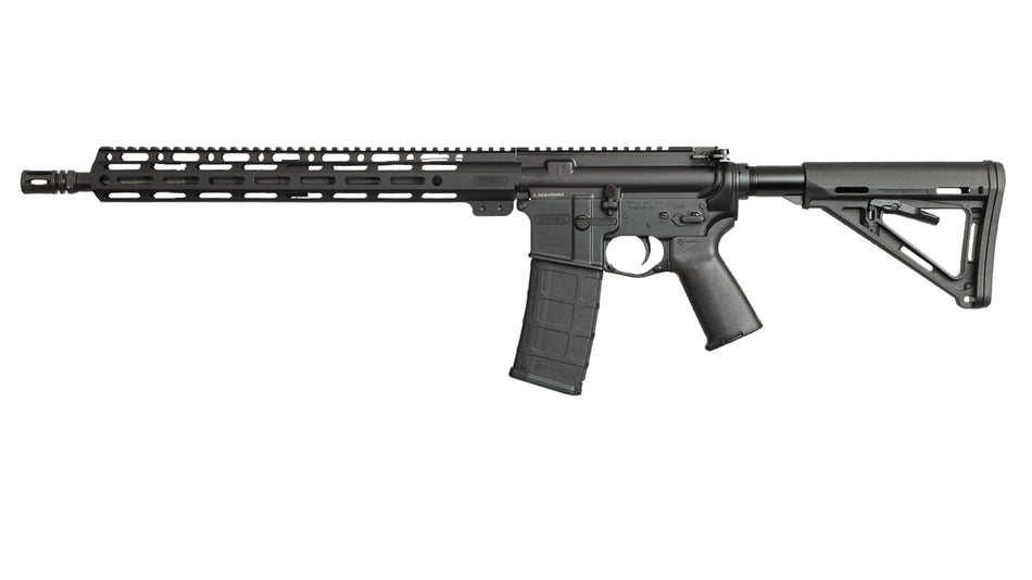 Bersa BAR15RMGP BAR15 5.56x45mm NATO 30+1 16" Barrel, Hard Coat Anodized Receiver, Magpul 6 Position CTR Stock, 15" M-LOK Handguard, Magpul Grip, Manual Safety, Optics Ready