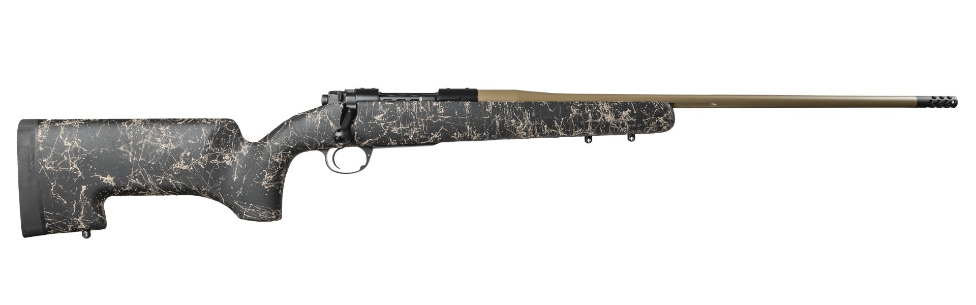 Kimber Mfg, Inc 3700863 Mountain Acsent Mojave 243 Win 4+1 22" Match Grade Threaded Barrel, Aluminum Receiver, Fixed Aluminum/Carbon Fiber Stock