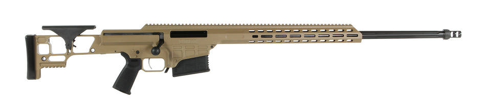 Barrett 18503 MRAD 338 Lapua Mag 26" 10+1 Flat Dark Earth Cerakote Flat Dark Earth Fixed Adjustable Comb Stock Black Polymer Grip Right Hand
