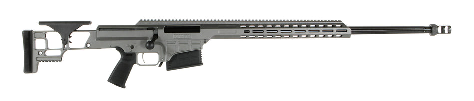 Barrett 18504 MRAD 338 Lapua Mag 26" 10+1 Tungsten Gray Cerakote Tungsten Gray Fixed Adjustable Comb Stock Black Polymer Grip Right Hand