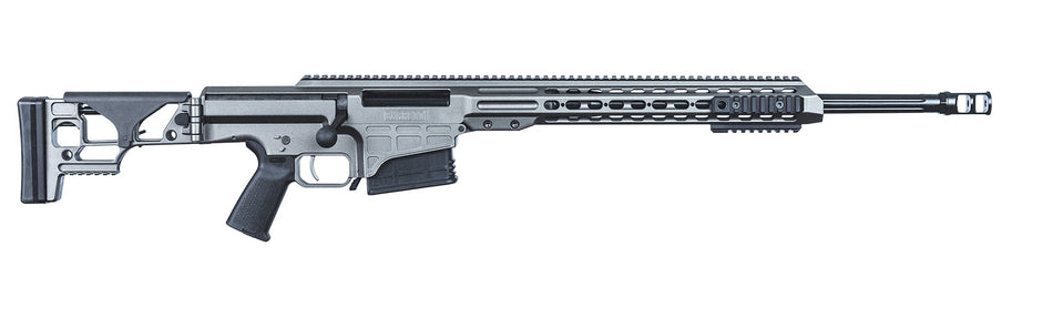 Barrett 18486 MRAD 300 Norma Mag 26" 10+1 Tungsten Gray Cerakote Rec Tungsten Gray Side Folding with Adjustable Comb Stock Black Polymer Grip Right Hand