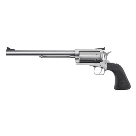 Magnum Research BFR360 BFR Extra Large 360 Buckhammer 6+1 Shot 10" Brushed Stainless Steel Barrel & Cylinder, Stainless Stainless Steel Frame, Black Rubber Grip, Exposed Hammer