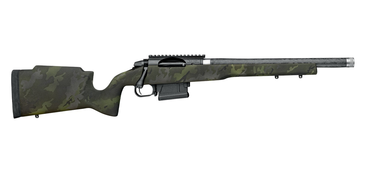 Proof Research 151624 Elevation MTR 2.0 7mm BC 3+1 16.50" Carbon Fiber Match Grade Threaded Barrel, Black Receiver w/Picatinny Rail, Midnight Camo Proof Fixed Carbon Fiber Stock, Right Hand