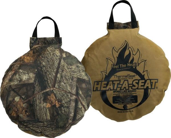 NEP Heat-A-Seat 17" Diameter Insulated Seat Cushion Coyote Brown/Mossy Oak