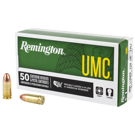 Remington 9mm Luger 23718 UMC FMJ (Full Metal Jacket) 124 Gr.