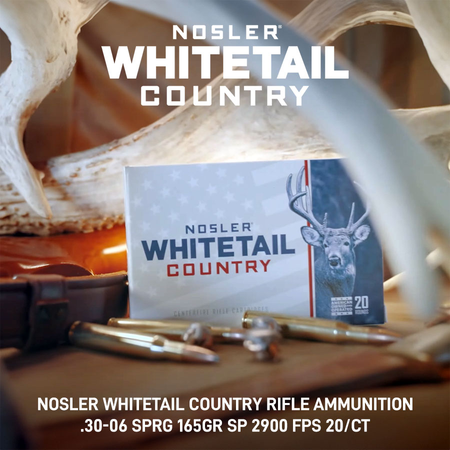 Nosler Nosler Whitetail Country .30-06 Springfield 165 gr JSP ammo