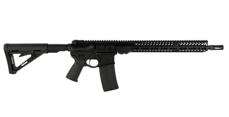 Seekins Precision 0011300073 NX15 223 Wylde Caliber with 16" Barrel, 30+1 Capacity, Black Oxide Metal Finish, Black 6 Position Collapsible Carbine Stock & Polymer Grip Ambidextrous Hand