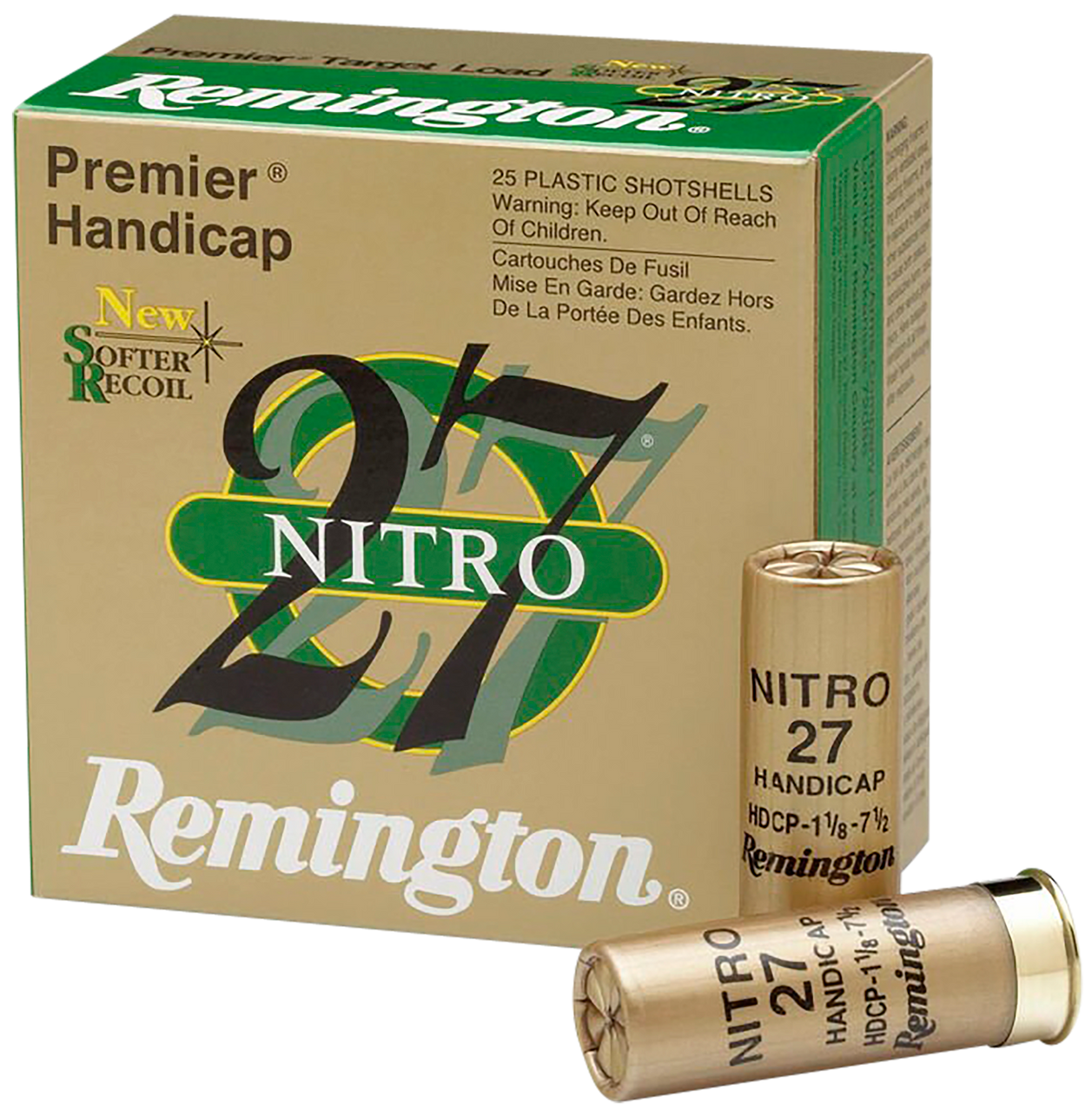 Remington Ammunition 20227 Premier Nitro 27 Handicap Load 12 Gauge (12 ga.) 2.75 in. 1 oz 1290 fps 7.5 Shot