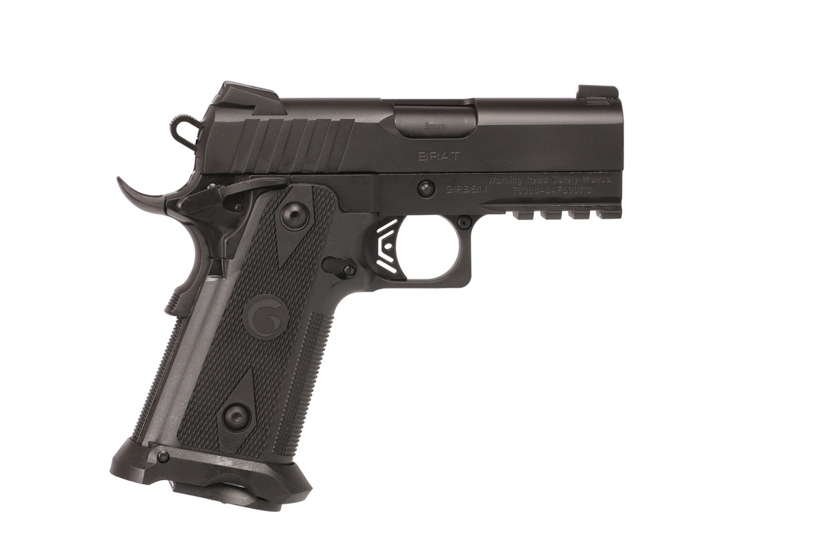 Girsan 395035 Witness2311 9mm Luger 17+1 3.40" Black Steel Barrel, Black Serrated Steel Slide, Black Polymer Frame w/Beavertail & Picatinny Rail, Black Checkered Polymer Grip, Ambidextrous