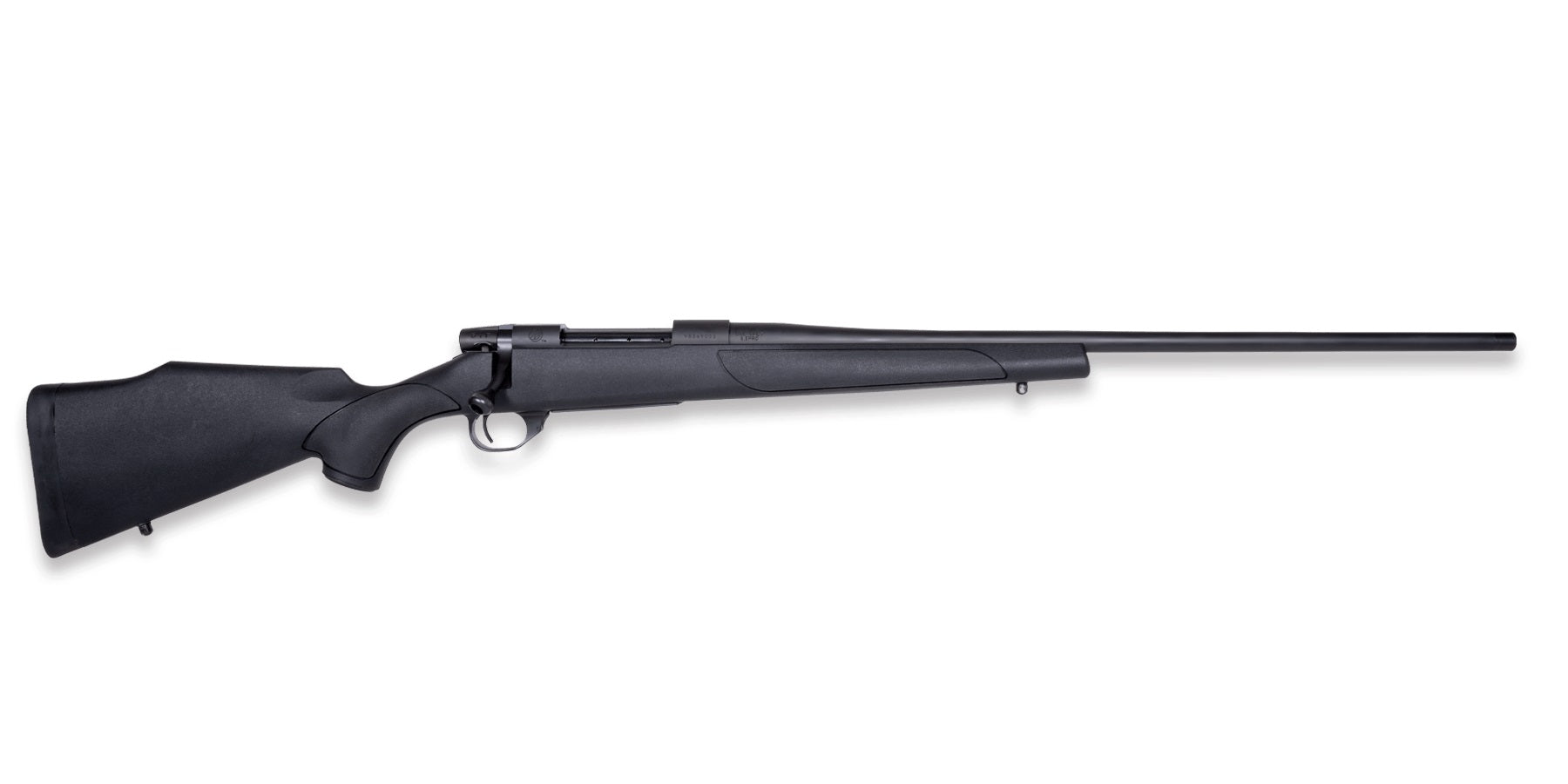Weatherby VTX300WR4T Vanguard Obsidian Full Size 300 Wthby Mag 3+1 24" Blued #2 Contour Threaded Barrel, Blued Drilled & Tapped Steel Receiver, Black Monte Carlo Synthetic Stock