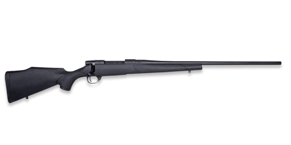 Weatherby VTX223RR4T Vanguard Obsidian Full Size 223 Rem 5+1 24" Blued #2 Contour Threaded Barrel, Blued Drilled & Tapped Steel Receiver, Black Monte Carlo Synthetic Stock