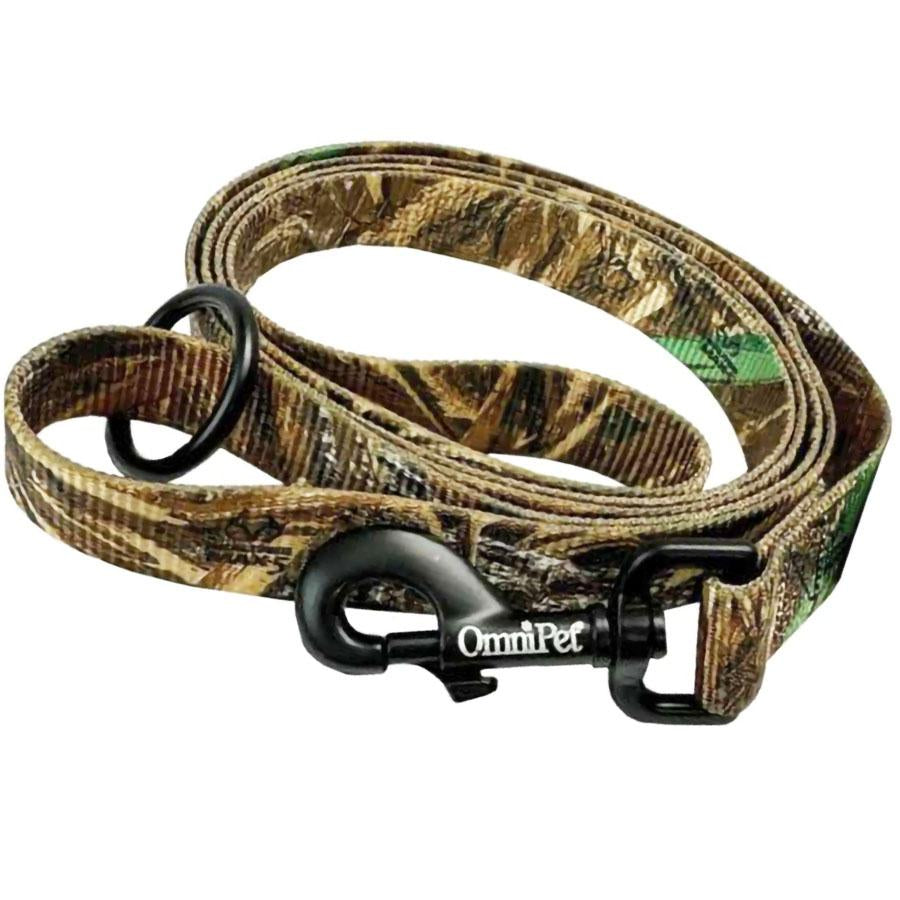 Omnipet Nylon Dog Lead 1" x 6 ft Realtree Max 5 Camo