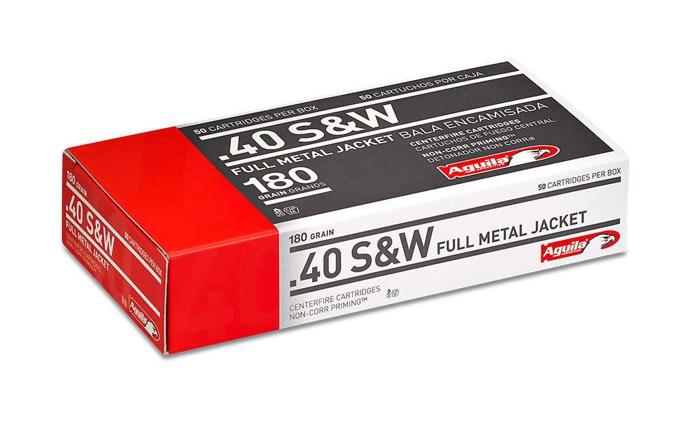 Aguila .40 S&W 180gr FMJ Ammunition