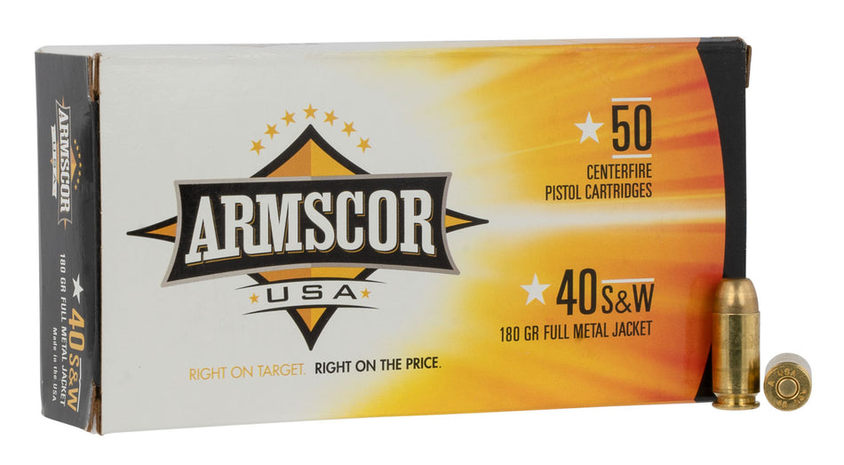 Armscor FAC402N Pistol 40 S&W 180 gr Full Metal Jacket (FMJ)