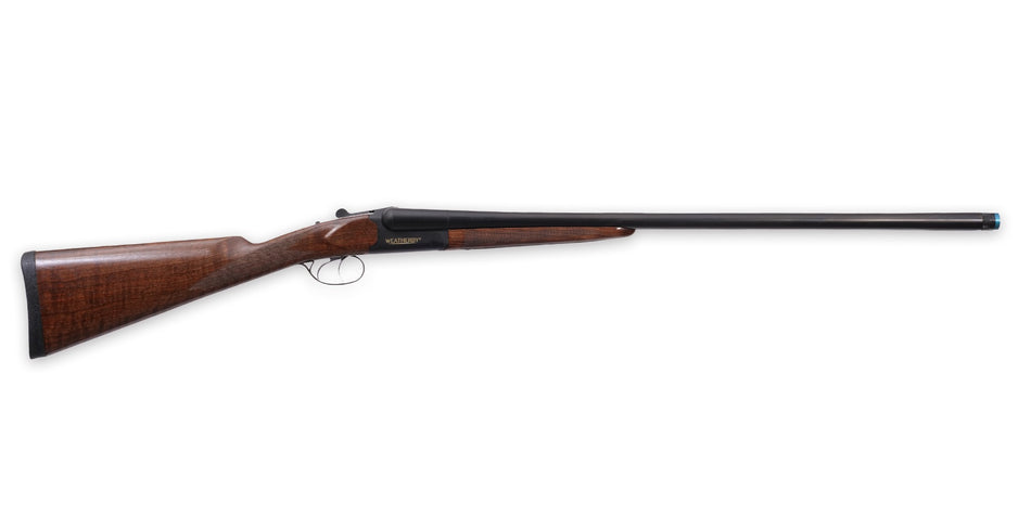 Weatherby OG11228DSM Orion SxS 12 Gauge Break Open 3" 2 Shot 28" Blued Side By Side Barrel, Blued Steel Receiver, Straight English w/Splinter Forend Walnut Stock
