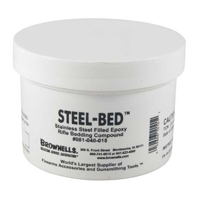Steel Bed Kit for Rifle Stock Bedding