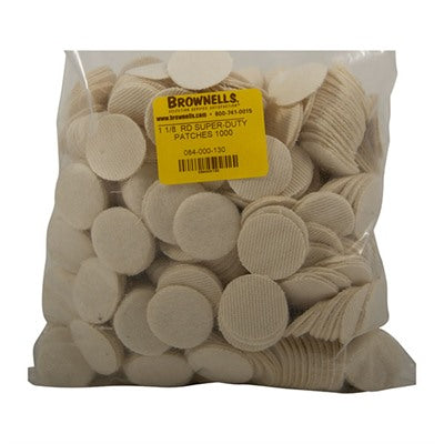 Really Heavy Duty Round 100% Cotton Flannel Cleaning Patches 050806021792