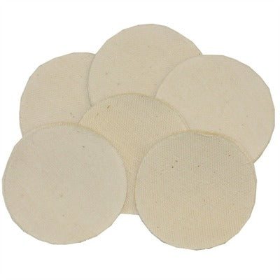 Heavy Duty Round 100% Cotton Flannel Cleaning Patches
