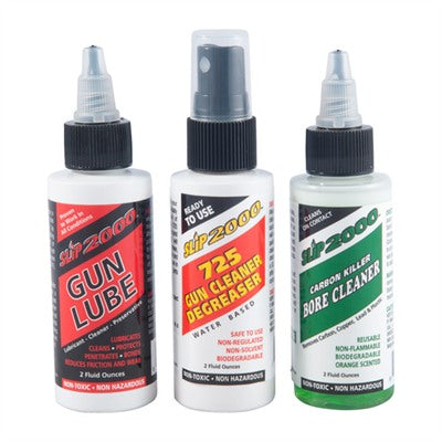 SLIP 2000 2oz Ultimate Clean 3-Pack Lube Carbon Killer and 725 Cleaner Set