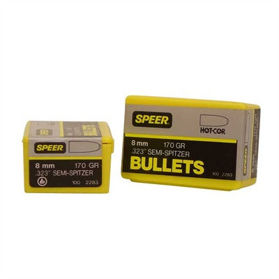 Hot-Cor Semi-Spitzer Bullets 8mm (0.323") for Reloading