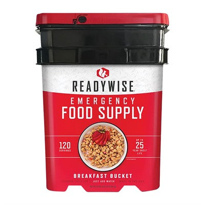 120 Serving Emergency Breakfast Bucket