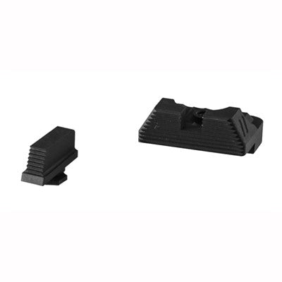 ZEV Sight Set .215 Black Front with Combat V3 Black Rear
