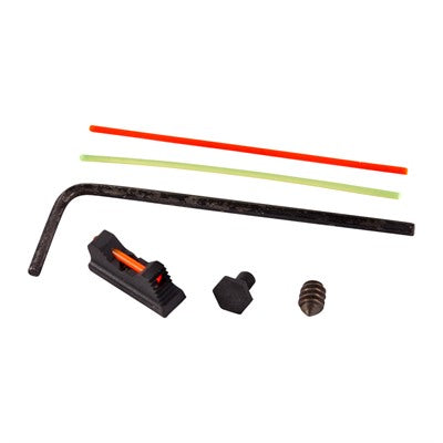 ZEV Sight Set .215 Fiber Optic Front with Combat V3 Black Rear