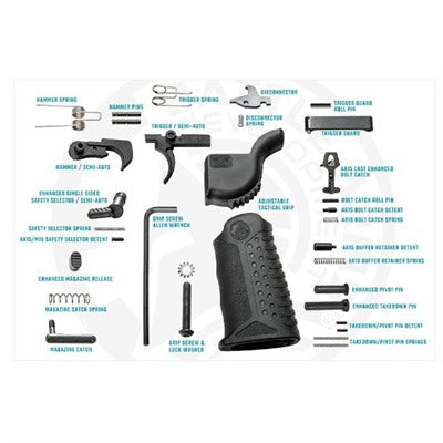 AR-15 Investment Cast Complete Enhanced Lower Parts Kit