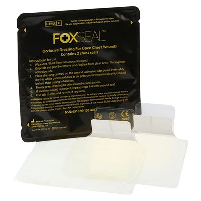 FoxSeal Chest Seal Occlusive Dressing