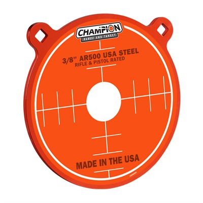 Center Mass 3/8" Round AR500 Steel Shooting Target