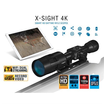 ATN X-Sight 4K Pro 5-20x Buck Hunter Smart Day Scope