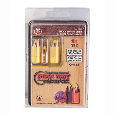 Shockwave Super Glide 50 Cal 250gr Control Expansion Sabot