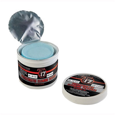 T17 Pre-Saturated Muzzleloader Cleaning Patches