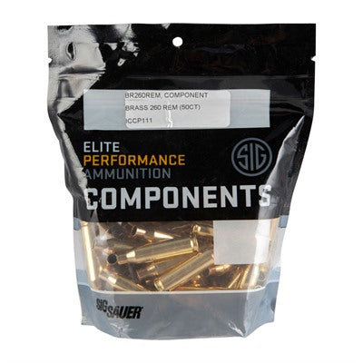 260 Remington Brass Cartridge Cases