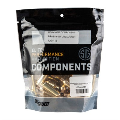 6mm Creedmoor Brass Cartridge Cases