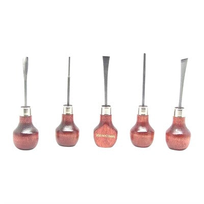 5 Piece Basic Palm Woodcarving Tool Set