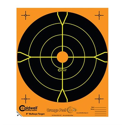 Orange Peel Bullseye Shooting Targets