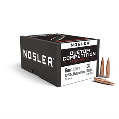Custom Competition HPBT Bullets 6mm 0.243" Rifle