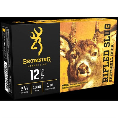 Browning Shotshell Deer Rifled Slug 12 Gauge 2.75 in / 2.75 in Slug 1 oz
