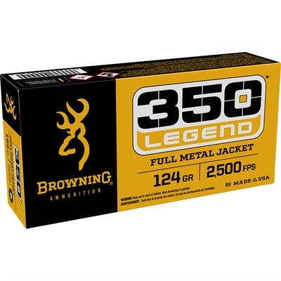 Browning Target .350 Legend 124 gr FMJ ammo